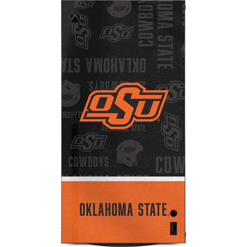 Oklahoma State University Split Jersey XBox Series X Digital Edition Console Skin